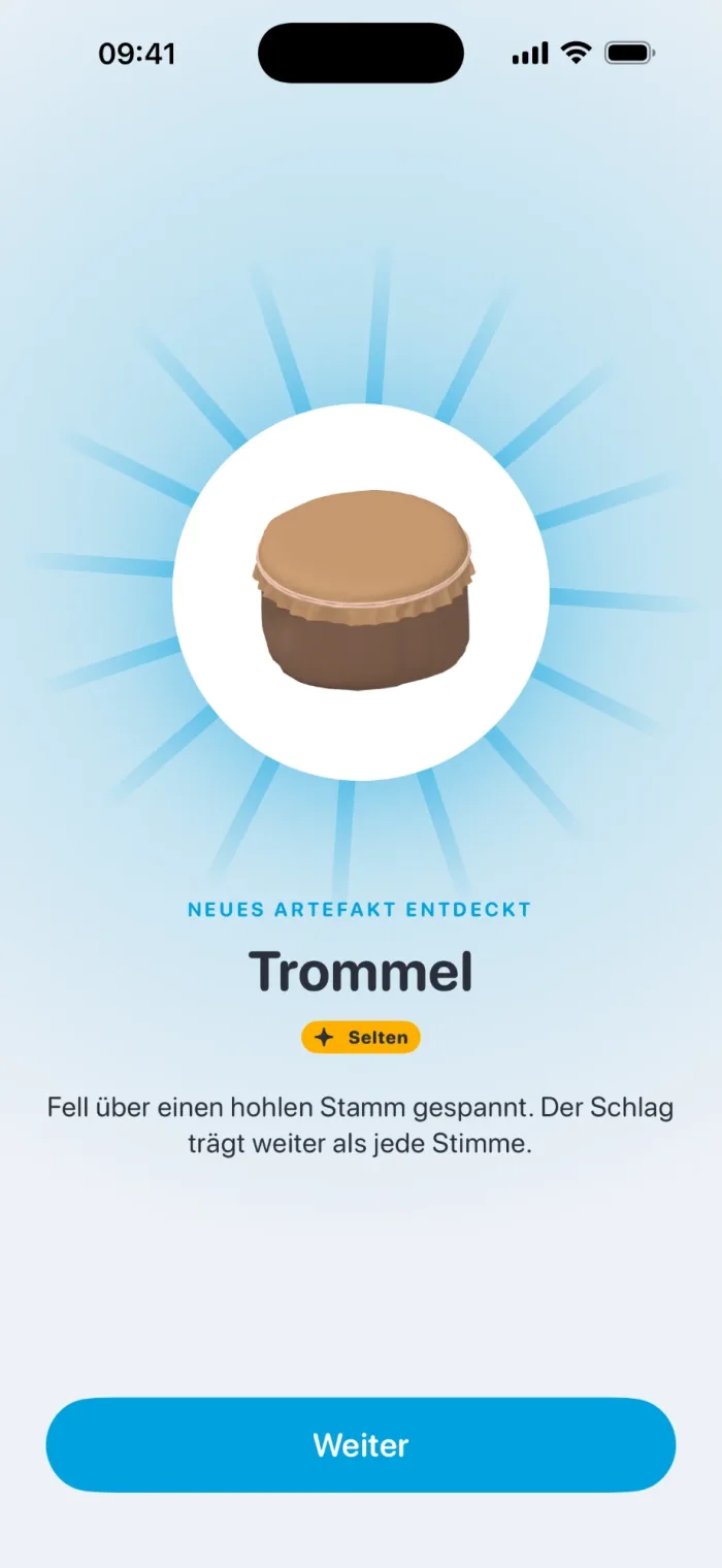 Neues Artefakt Trommel mit Seltenheit
